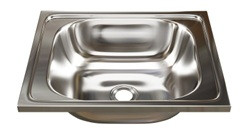 Мойка накладная MIXLINE 40х50 (0,4) вып 1 1/2 527962