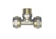 Тройник никел./штуцер (ц/ш/ц) 20x1/2"Mx20