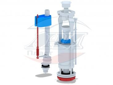 Арматура ( нижний подвод ,кнопка белая ) WC6550