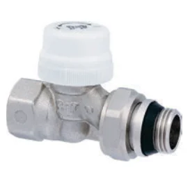 Клапан термостатический прямой лат.,никел., соединение с уплотнением 1/2 PFRVT380UR