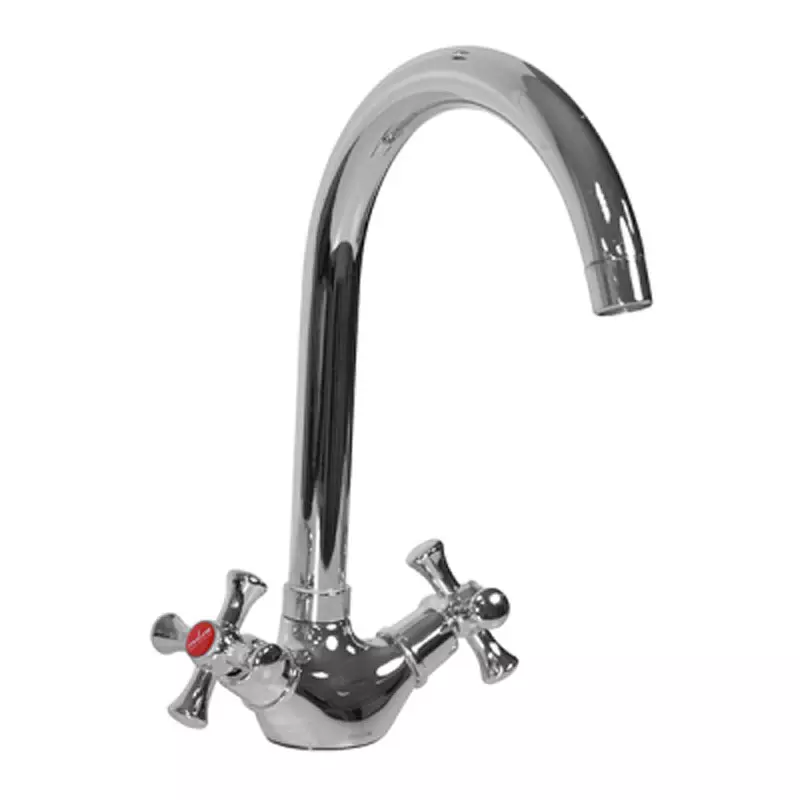 Смеситель для кухни MIXLINE ML10-032 высокий излив б/п гайка