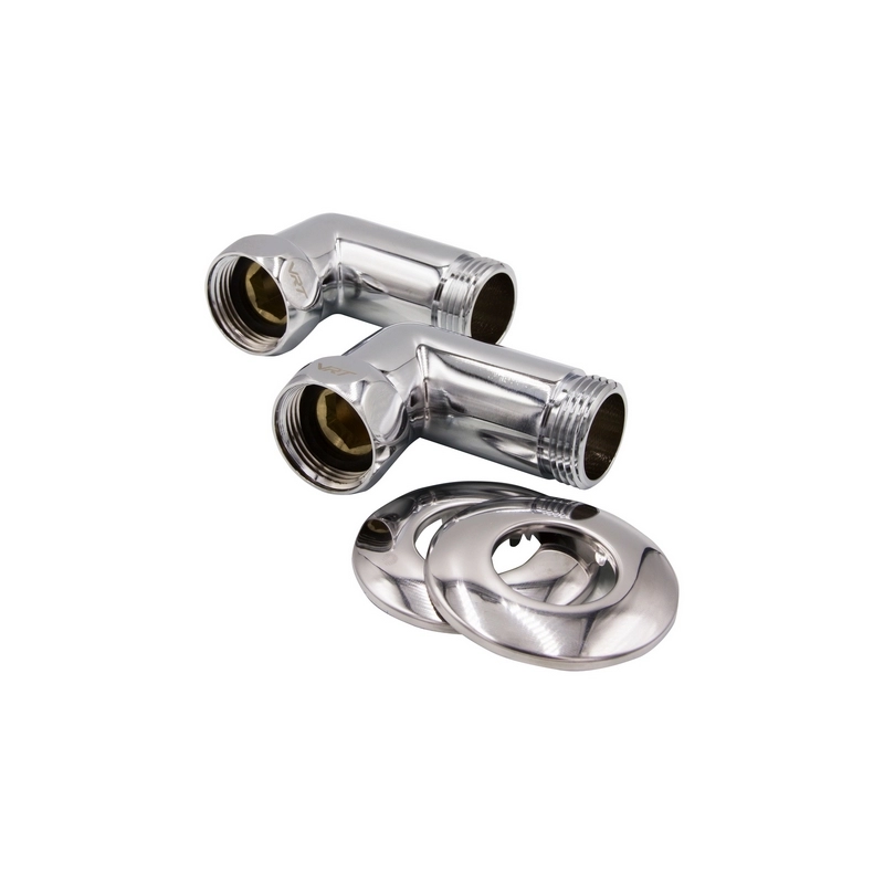 Соединение угловое для п/с 1"-1/2" вн/нар с отражателем (пара) VRT